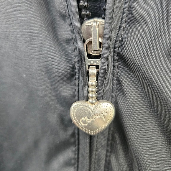 OBERMEYER Alpine Austin Womens Black Hooded Full Zip Jacket Coat Size 14 - Picture 12 of 16